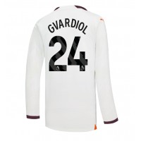 Koszulka piłkarska Manchester City Josko Gvardiol #24 Strój wyjazdowy 2023-24 tanio Długi Rękaw